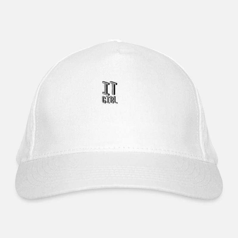 IT Girl | | nerd Ordinateurs | Informaticien Casquette classique bio