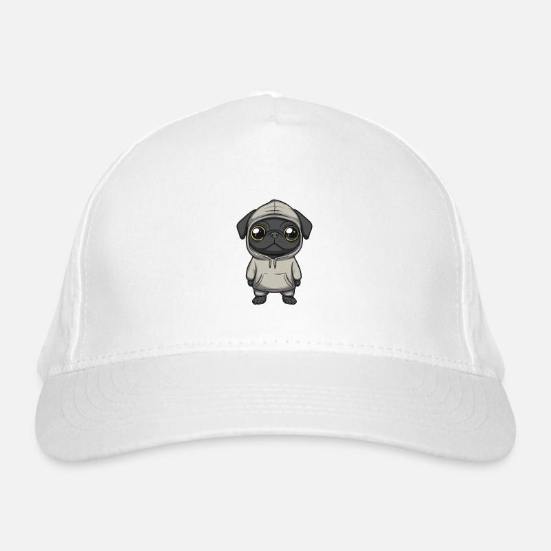 Mops Hund Lustig Bio-Baseballkappe