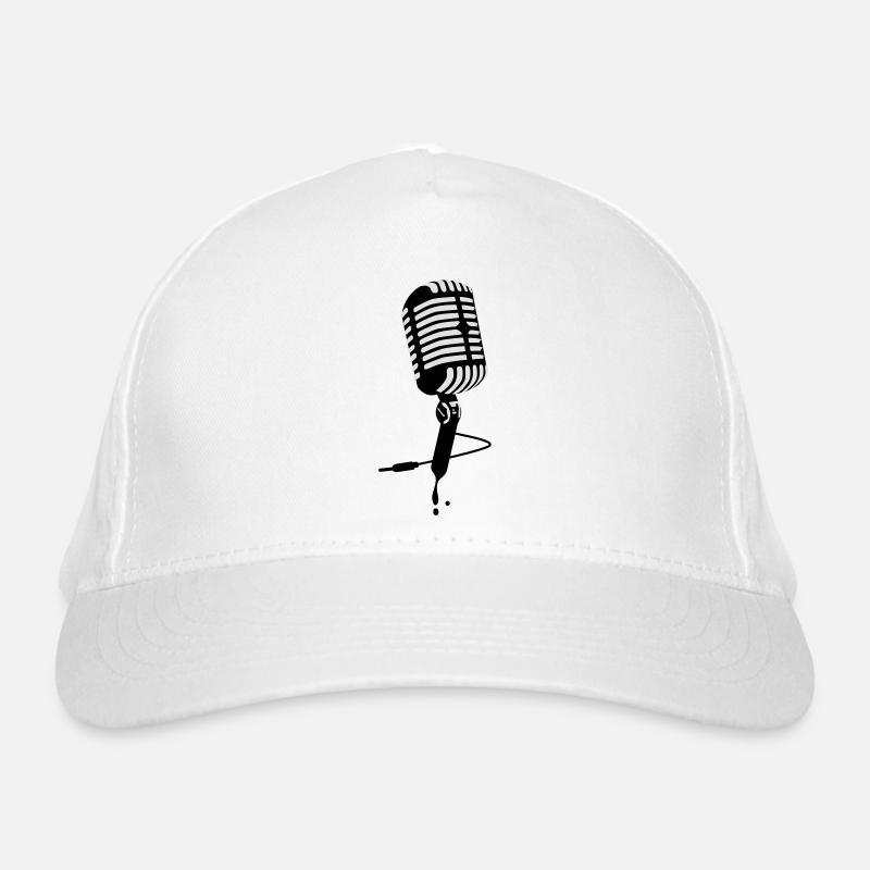 microphone Organic Baseball Cap