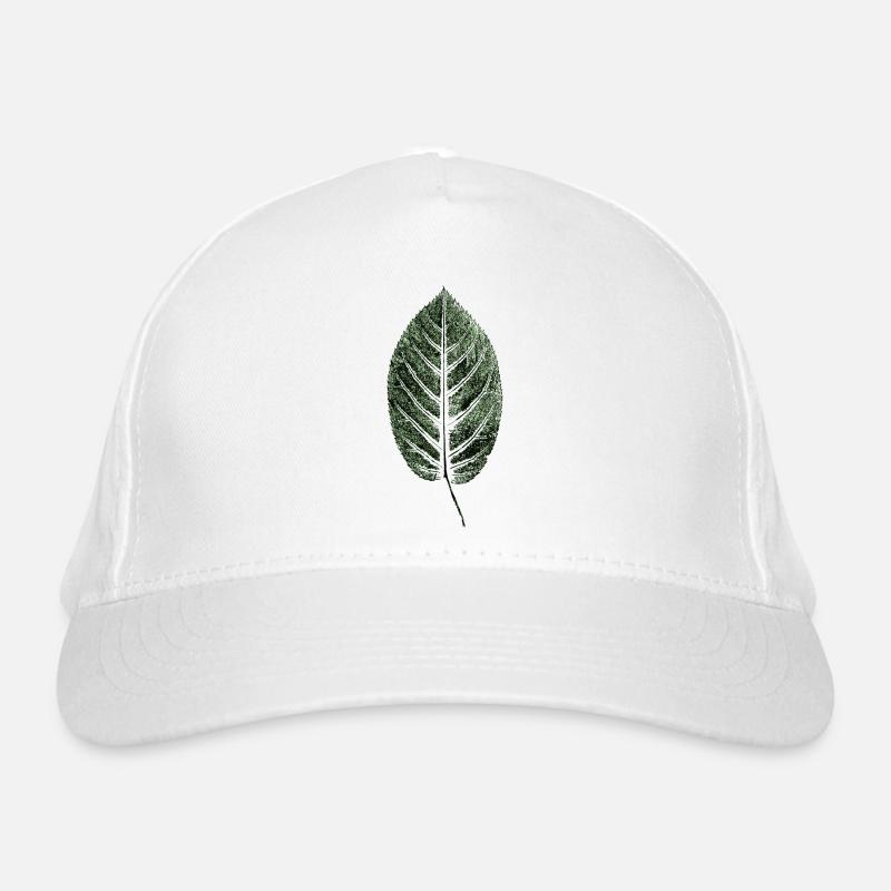 Beech Sheet / Leaf / GREEN Organic Baseball Cap
