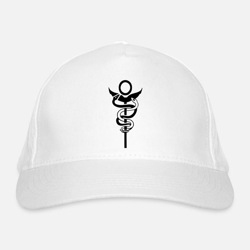 Caduceus physio physiotherapist Bio-Baseballkappe