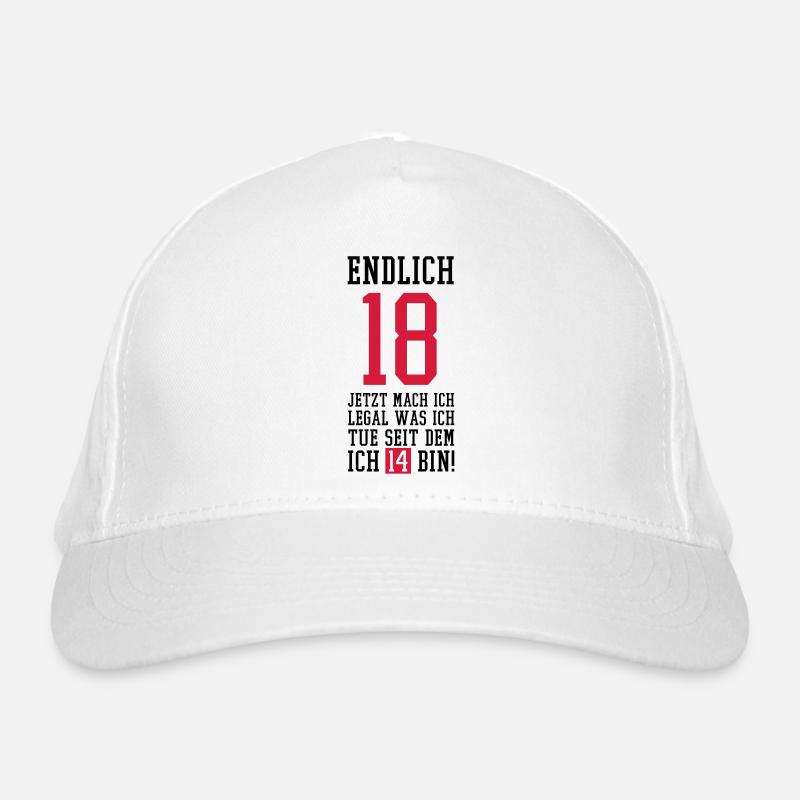 endlich_18_f2 Bio-Baseballkappe