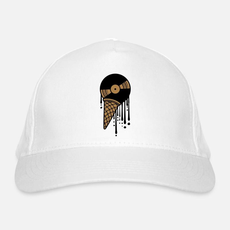 vinyl eis schmelzen tropfen graffiti kugel platte Bio-Baseballkappe