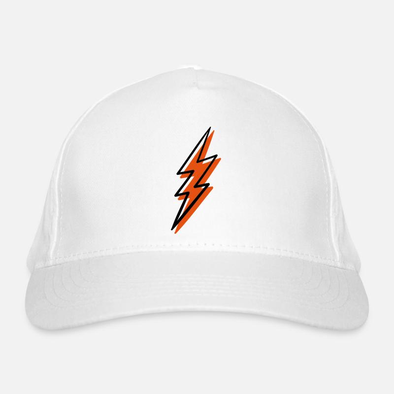 Foudre de feu en spirale Casquette classique bio