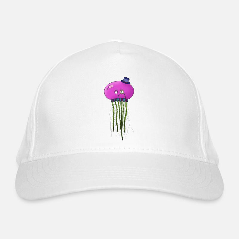 Fancy Jellyfish Organic Baseball Cap