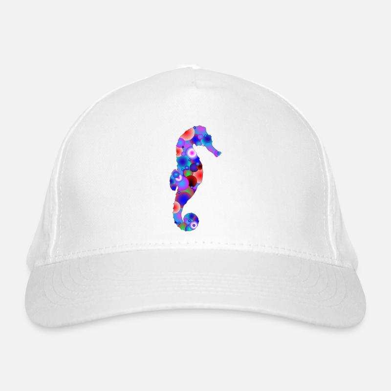 Hippocampe Multicolor Casquette classique bio