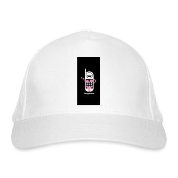 Sexy Smartphone - Organic Baseball Cap - white - Front