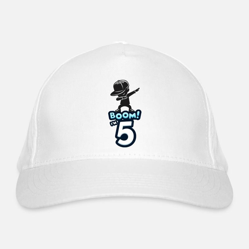 Dröhnen! Ich bin 5 Jahre alt Bio-Baseballkappe