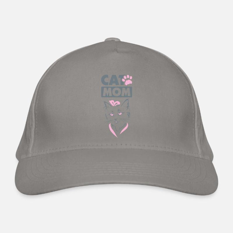Conception de maman chat Casquette classique bio