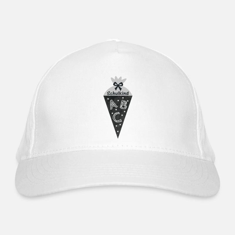 Schoolchild 2026 - Chalkboard Candy Cone - grey Organic Baseball Cap