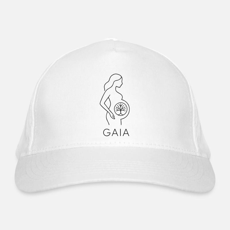 Gaia – Mutter Natur – Baum des Lebens Bio-Baseballkappe