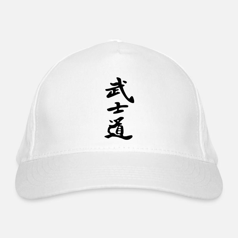 bushido - Bio-Baseballkappe - Weiß