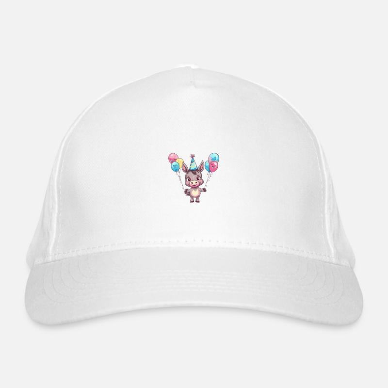 Donkey Birthday Baby Organic Baseball Cap