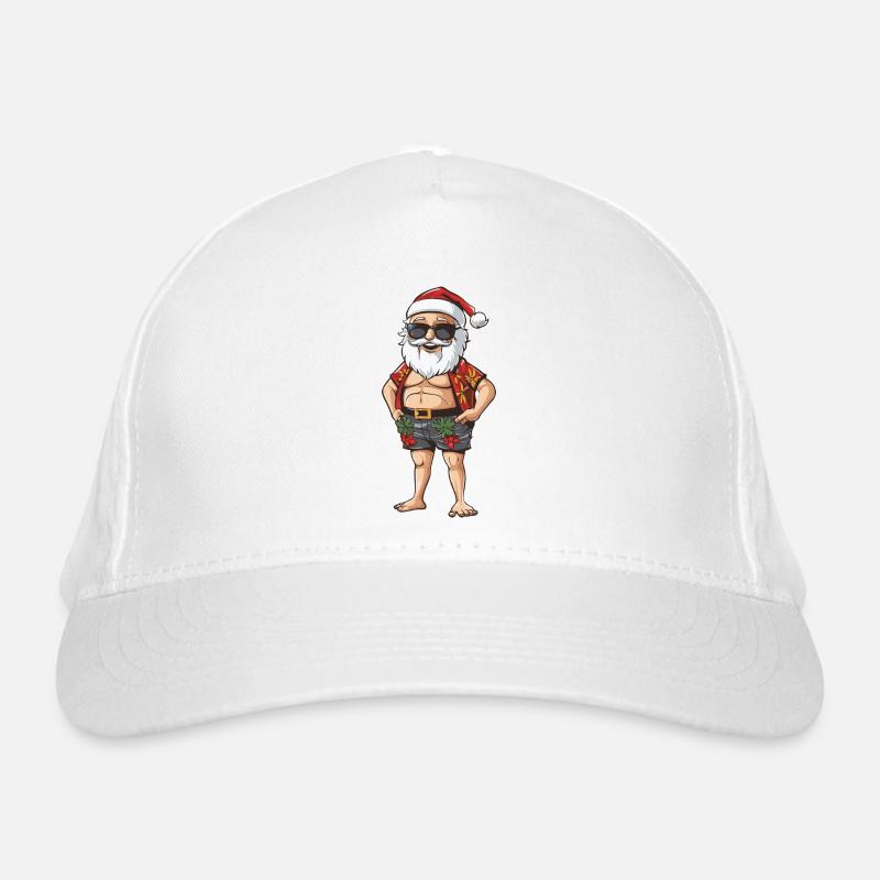 Weihnachtsmann Urlaub Santa Bio-Baseballkappe