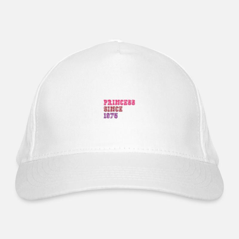 1975 Birthday Princess Organic Baseball Cap