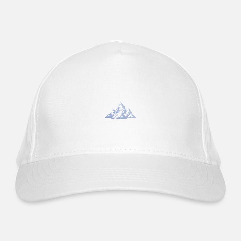 Mountains Peaks Organic Baseball Cap