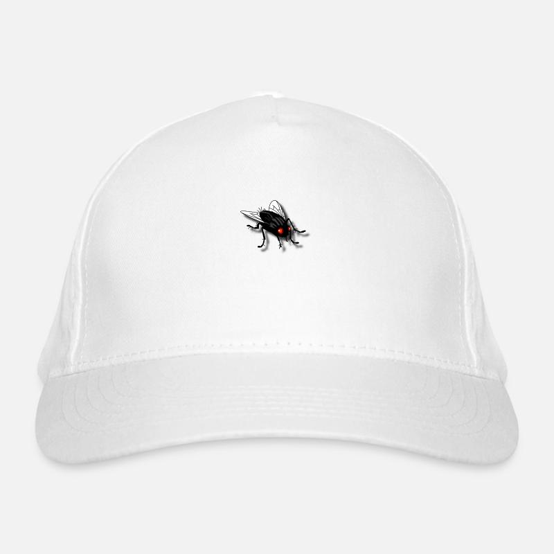witzige Fliege Bio-Baseballkappe