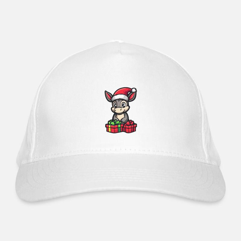 Cadeaux de Noël à dos d’âne Casquette classique bio