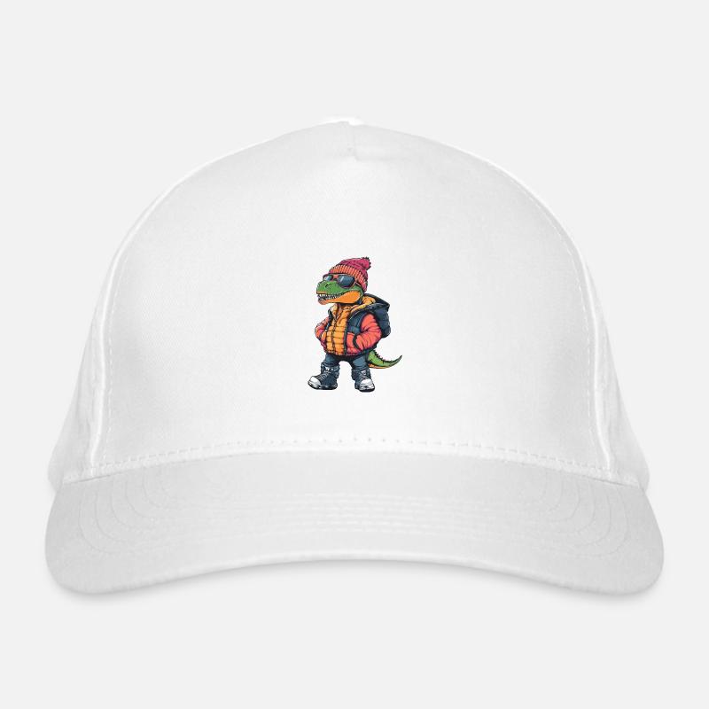 Dinosaurier T-Rex Cool Comic Bio-Baseballkappe