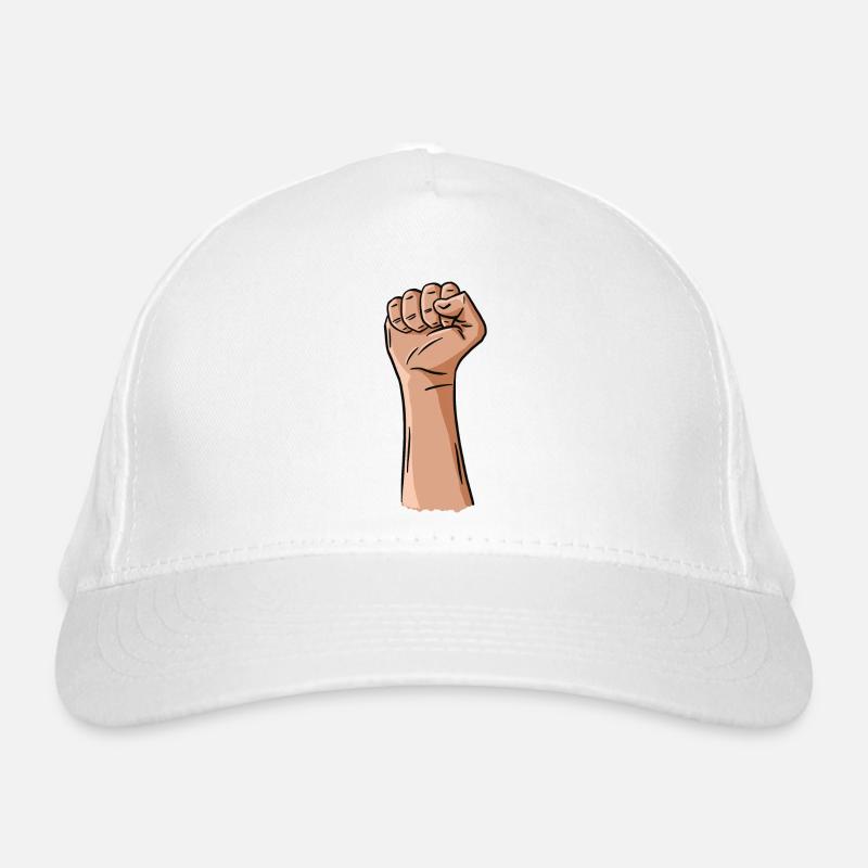Main avec le poing fermé Casquette classique bio