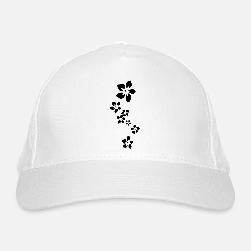 blumen Bio-Baseballkappe