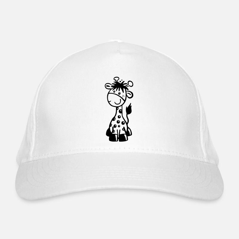 Kleine Giraffe Bio-Baseballkappe