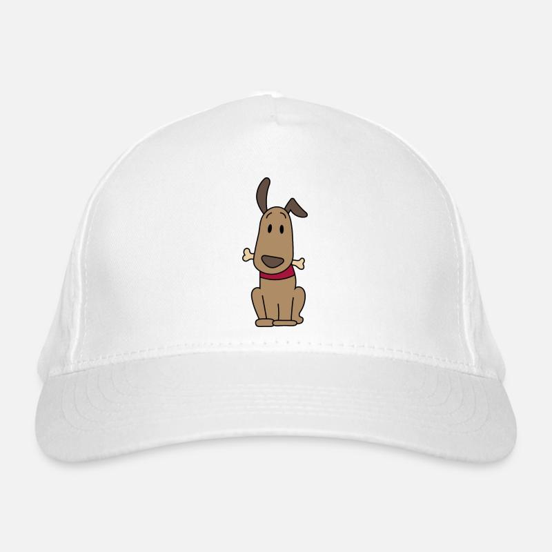 Chien avec os Casquette classique bio