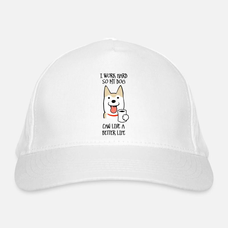 I work hard Organic Baseball Cap