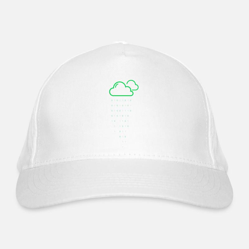 Wolkenregen-Code Bio-Baseballkappe