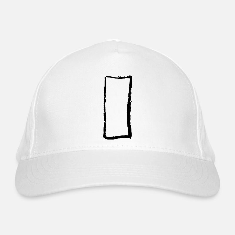 Rechteck Bio-Baseballkappe