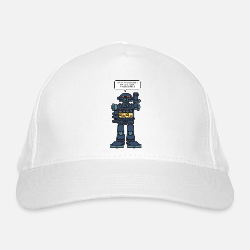 Battery-powered robot Organic Baseball Cap
