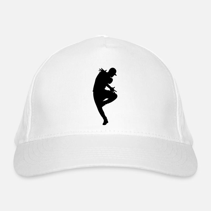 B-Boy Silhouette – Breakdance Flow Bio-Baseballkappe