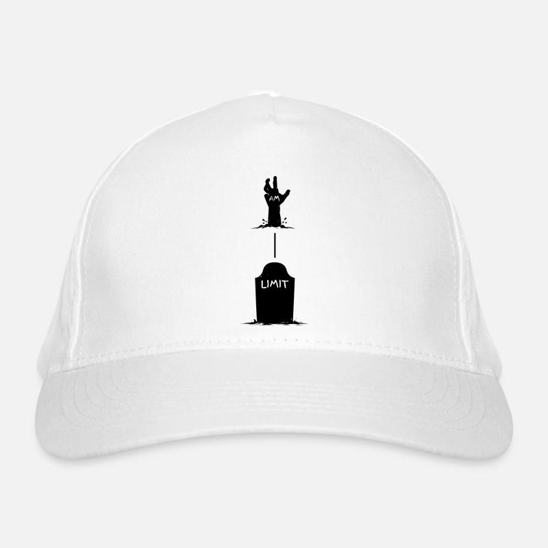 Hand rises from grave Organic Baseball Cap
