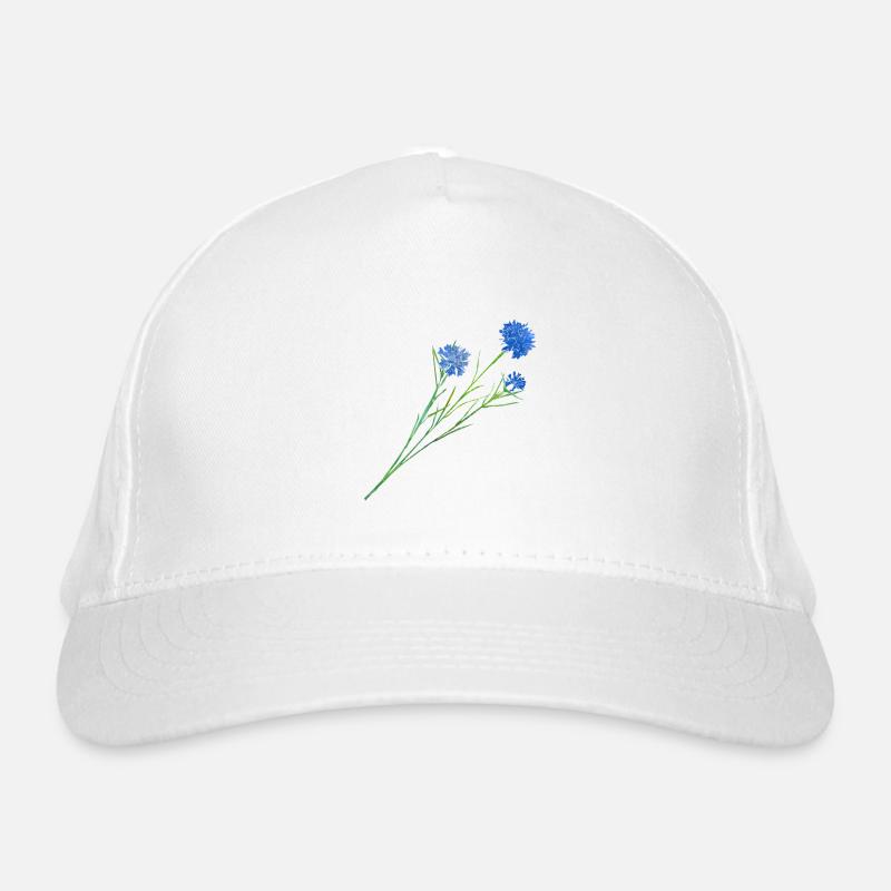 Cornflower. Organic Baseball Cap