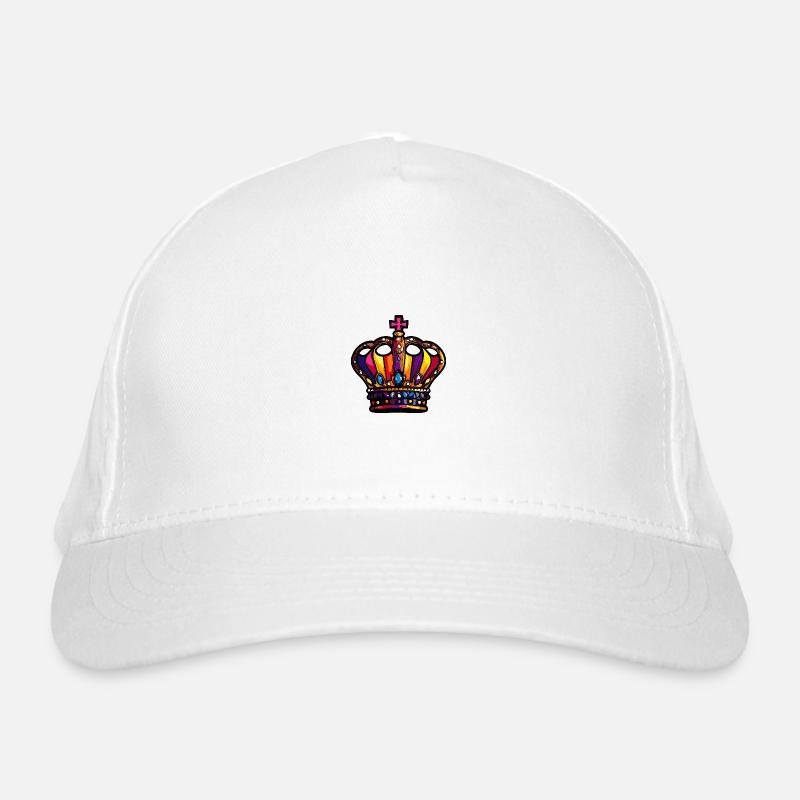 Crown Colorful Organic Baseball Cap