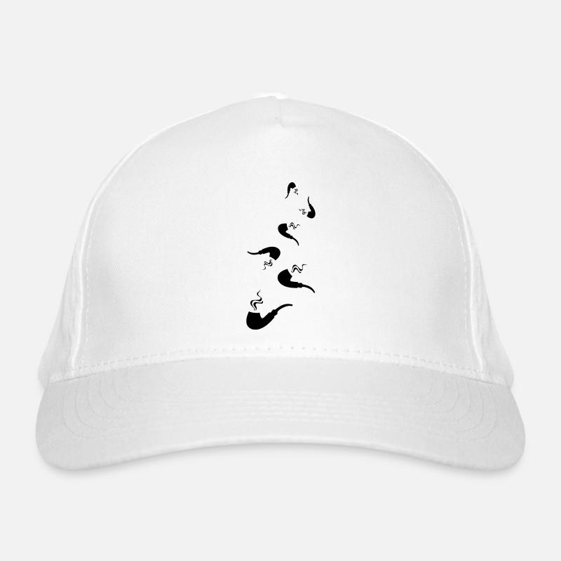 Pfeife rauchen Bio-Baseballkappe