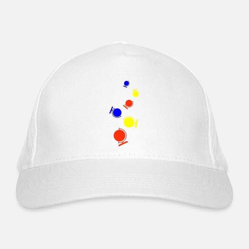 Globus symbol icon Bio-Baseballkappe