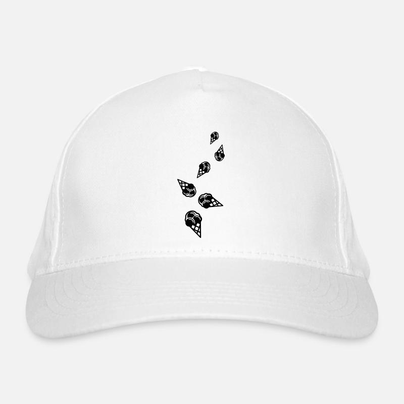 Eis Icon Symbol Bio-Baseballkappe