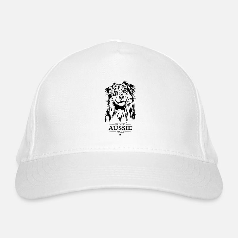 Aussie Mom Dogs Australian Shepherd Dog Wilsigns Organic Baseball Cap