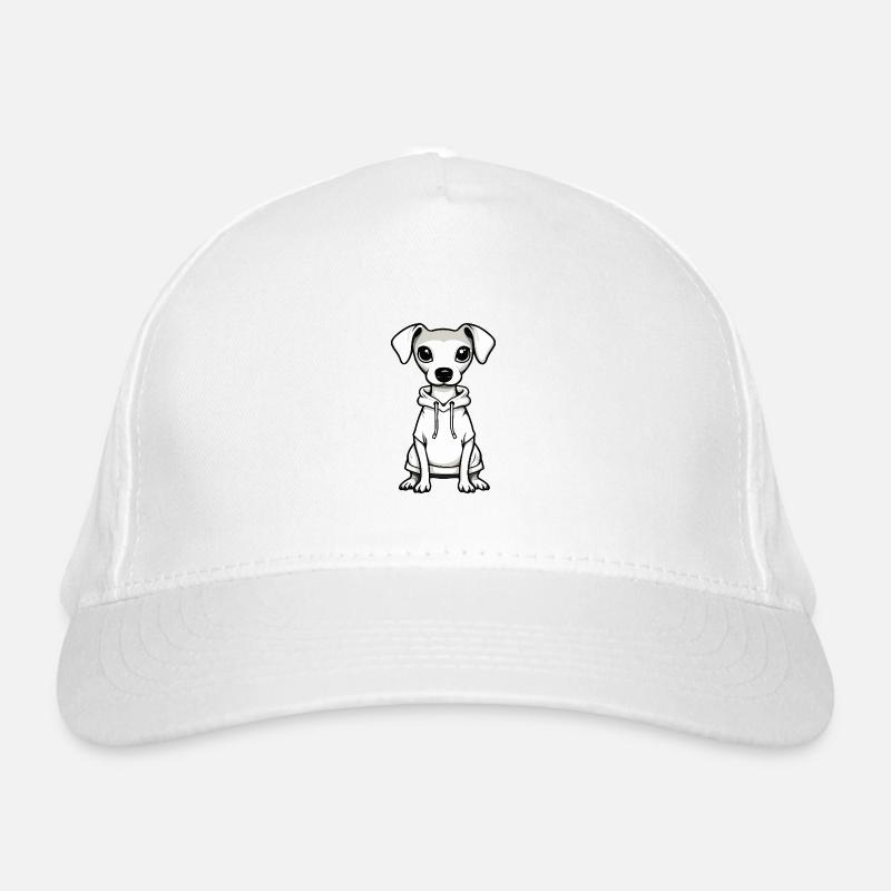 Whippet Dog Funny Organic Baseball Cap