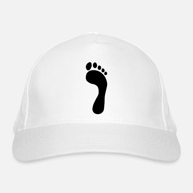 Fußabdruck Bio-Baseballkappe