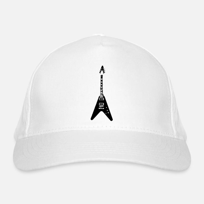 guitar Organic Baseball Cap
