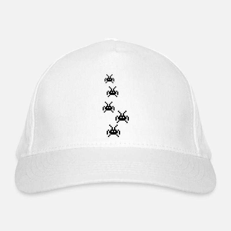retro_computer_game_1__f1 Organic Baseball Cap