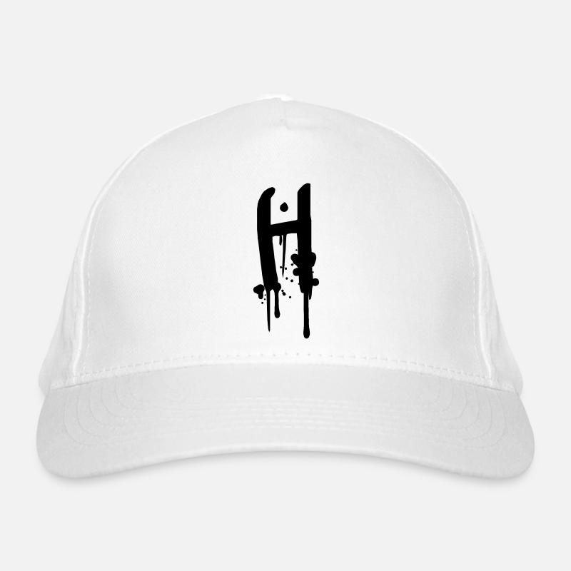 Graffiti H gouttes Farbklex spray Casquette classique bio