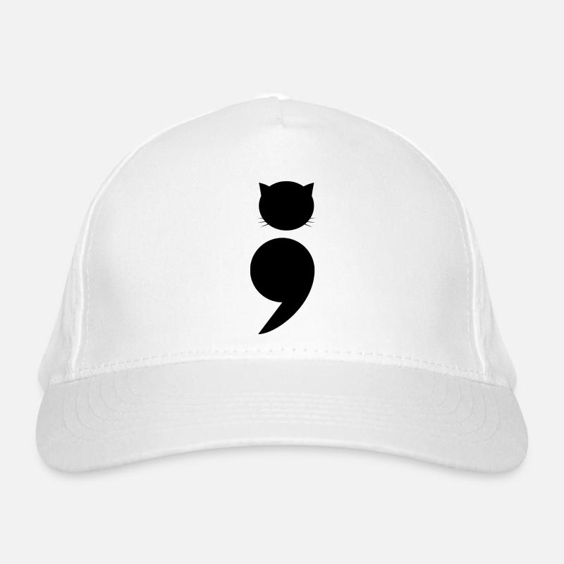 Chat virgule Casquette classique bio