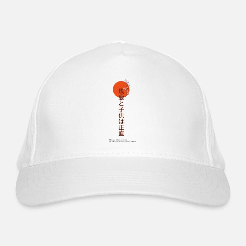 "La vérité sort de la bouche des enfants "Proverbe Casquette classique bio