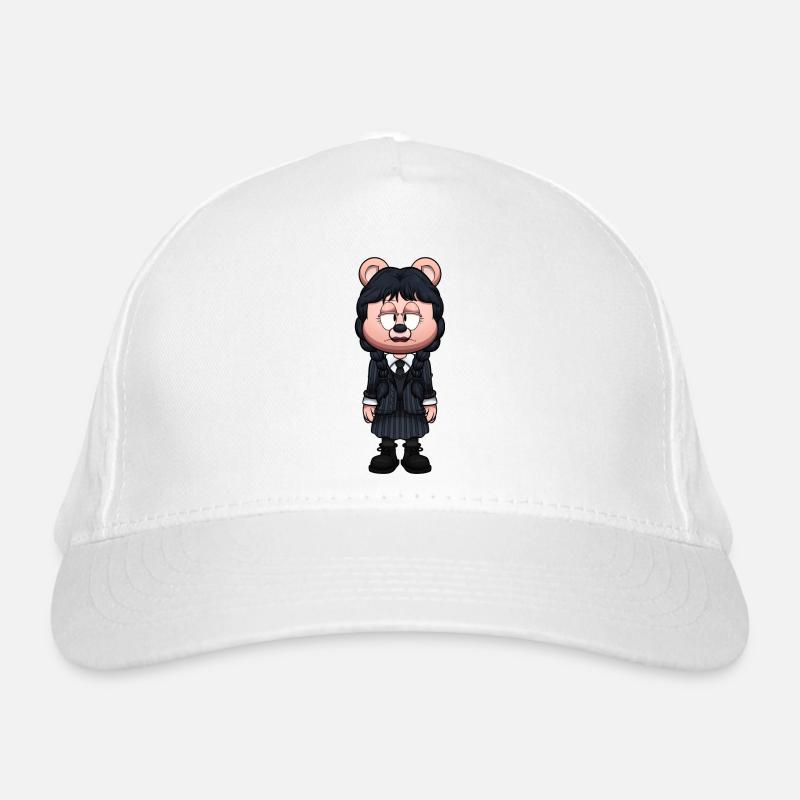 Wednesday Teddy Bear Organic Baseball Cap