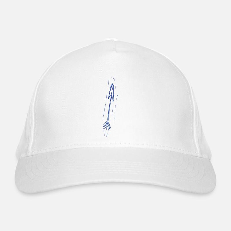 pfeil for white Bio-Baseballkappe
