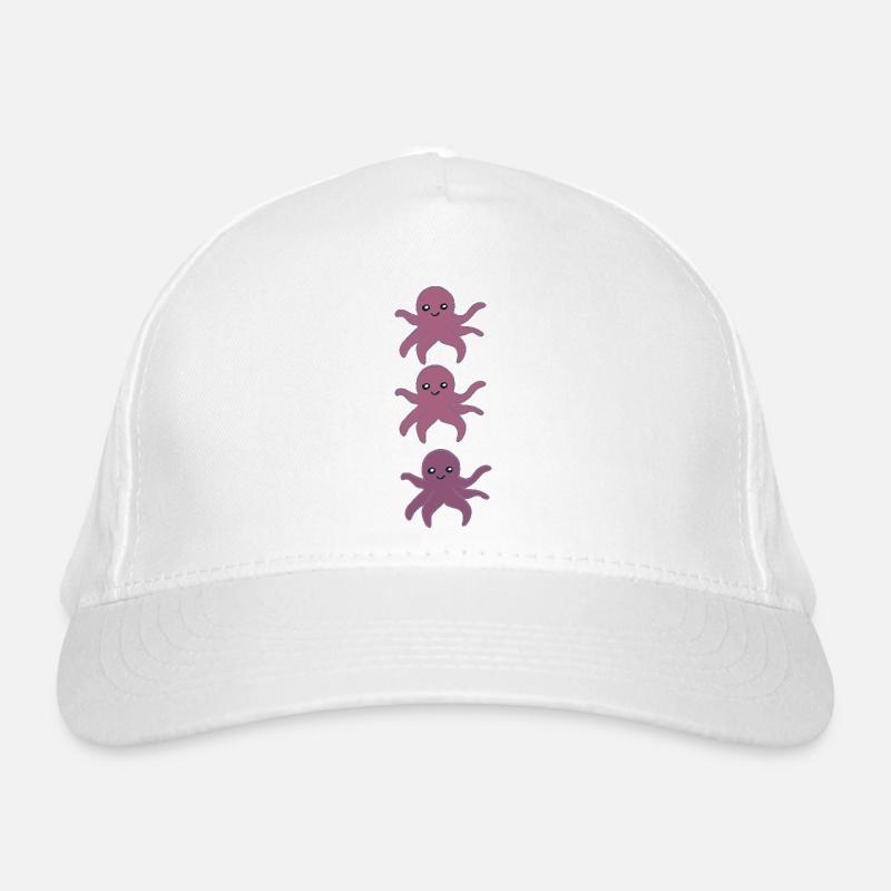Pieuvre triple Casquette classique bio
