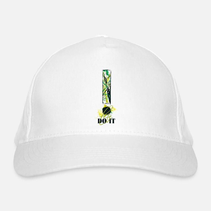 Let's Do It! Motivation! Einfach machen! Nur Mut! Bio-Baseballkappe